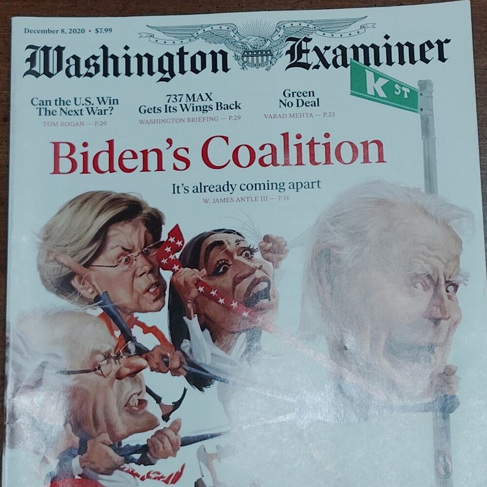 Washington Examiner Magazine December 8, 2020 - Biden's Coalition Issue